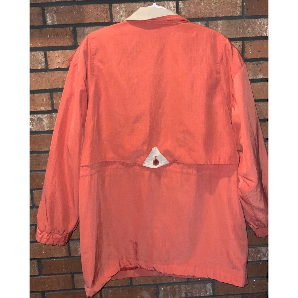 Vintage Utex Womens 50th Anniversary Jacket Burnt Orange Windbreaker L - Picture 5 of 5